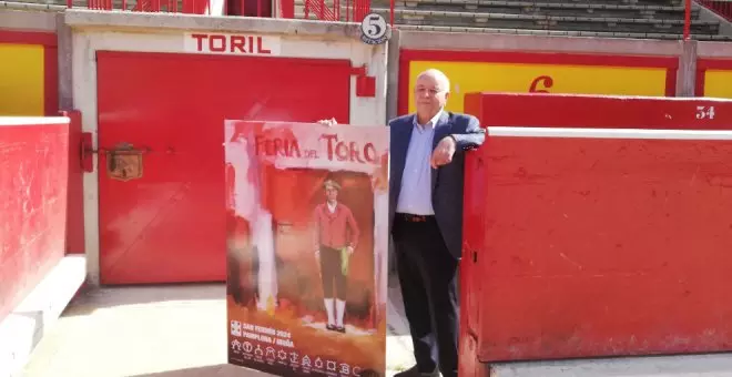 Un cartel del cántabro Indalecio Sobrino anunciará la Feria del Toro de San Fermín 2024