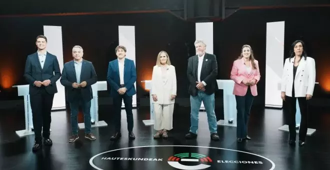 El primer debate de la campaña vasca, marcado por las críticas a la gestión del PNV y las proclamas xenófobas de Vox