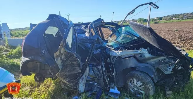 Trágico accidente en Yuncos tras chocar con un poste del tendido eléctrico: una persona ha fallecido y dos están heridas