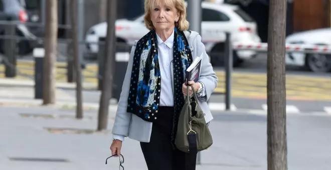 Anticorrupción pedirá la condena de Esperanza Aguirre en el juicio por la caja B del PP de Madrid