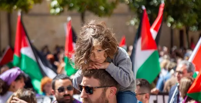 Miles de personas claman en Oviedo contra el genocidio en Gaza