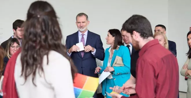 El Rey Felipe VI asiste en Santander a las actividades del Tour del Talento