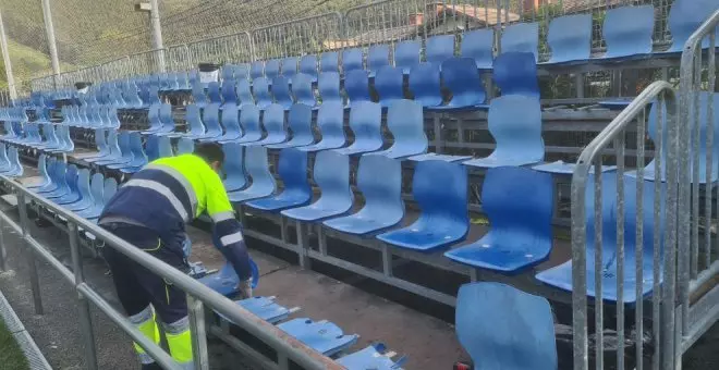 El Ayuntamiento mejorará el campo de fútbol de Mioño-Estación y el estadio de Riomar