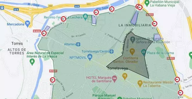 Salvar Torrelavega denuncia el "ansia recaudatoria" de la ZBE, que prevé radares para "multar 365 días al año, 24 horas al día"