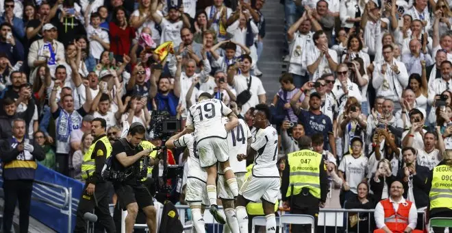 El Real Madrid se proclama campeón de la liga española de fútbol