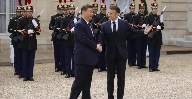 Xi Jinping se reúne con Macron en el inicio de su gira por Europa