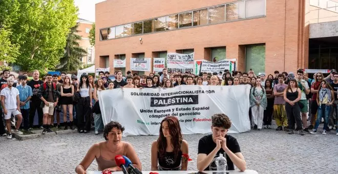 Las acampadas de estudiantes seguirán ante las "promesas vacías" de CRUE y exigen la "ruptura total" con Israel