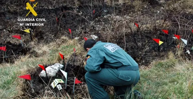 Tres investigados por los incendios de Valderredible y Molledo, que quemaron 4,85 hectáreas