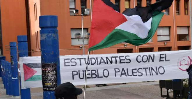 El Frente de Estudiantes convoca una acampada en apoyo a Palestina frente al Interfacultativo de la UC