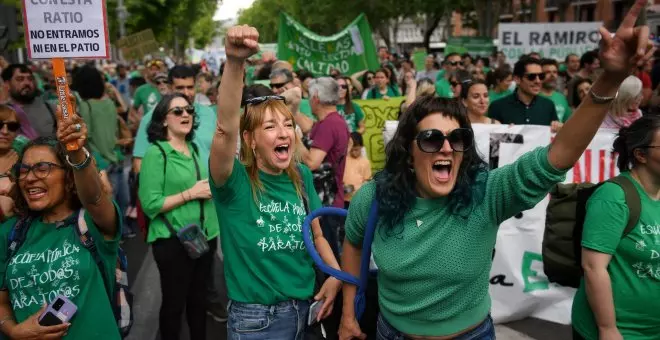 La semana en la que la escuela pública de Madrid dijo basta a las políticas educativas de Ayuso