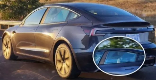 Cazan un Model 3 sin retrovisores y lleno de cámaras extrañas, ¿qué está tramando Tesla?