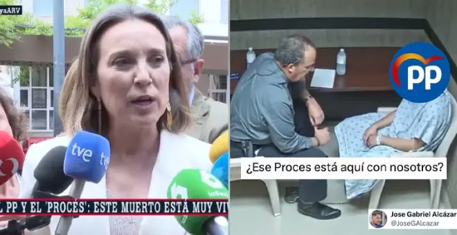 Del comodín de ETA al del 'procés': el discurso de Cuca Gamarra que demuestra que el PP vive en una realidad paralela