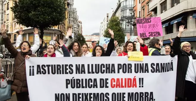 Asturies dedicó el 6% de su presupuesto sanitario a la privada, Catalunya el 22% y Madrid el 12%.