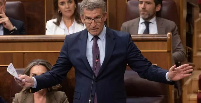 Feijóo recurre a ETA y esquiva el debate migratorio con Sánchez que pidió el PP