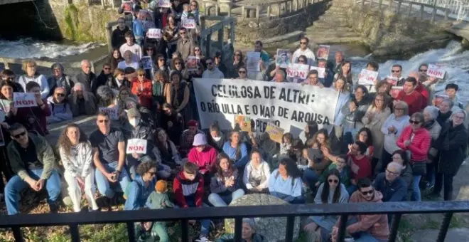 La contestación social contra la celulosa de Altri mide su fuerza este domingo en la localidad lucense de Palas de Rei