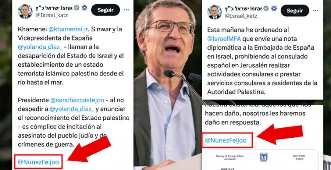 ¿Por qué cita Israel a Feijóo en sus ataques contra España? La elocuente coletilla en los tuits de su ministro de Exteriores