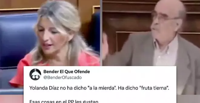 Yolanda Díaz, cazada con un "a la mierda" en el Congreso y todos piensan en lo mismo: "¡Labordeta vive, la lucha sigue!"