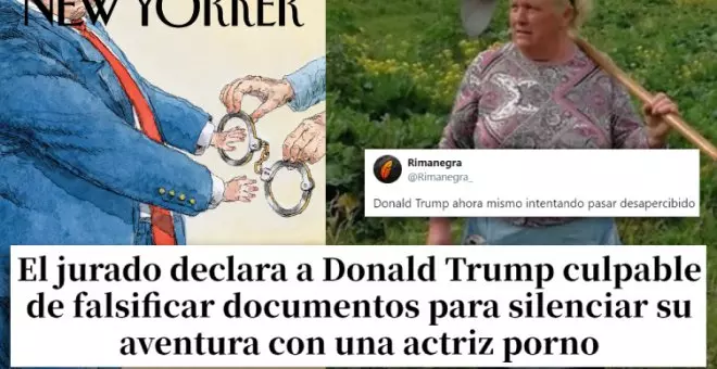 "Esta noche Donald Trump va a dormir como un condenado": los mejores memes de la sentencia al expresidente de EEUU