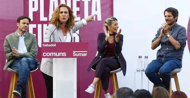 Comuns Sumar se compromete a defender el catalán en Europa y llama a la movilización para derrotar a la derecha