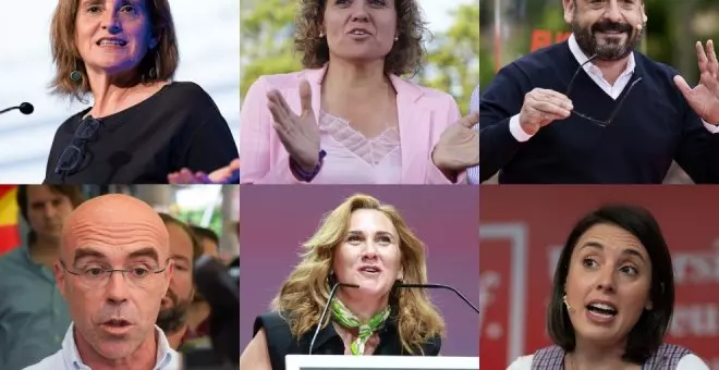 Galán (Sumar) y Montero (Podemos) lideran la respuesta a Vox en el primer debate europeo sin ausencias