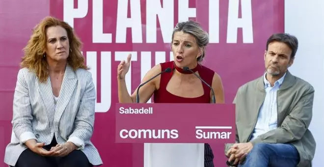 Sumar entra al cuerpo a cuerpo con el PSOE en la recta final de la campaña