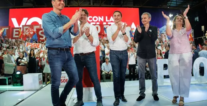 El PSOE cierra la campaña del 9J crecido tras las maniobras judiciales y con la expectativa de remontada ante el PP