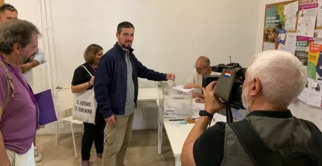 García Gascón (Podemos) pide votar "desde los principios éticos y las convicciones para una mejor Europa"