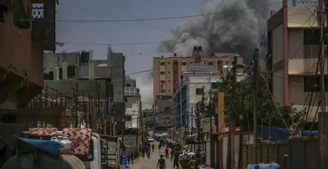 Los ataques israelíes en el centro de Gaza dejan desbordado el hospital Mártires de Al Aqsa