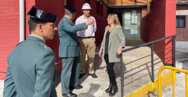 El cuartel de la Guardia Civil se somete a obras de rehabilitación energética