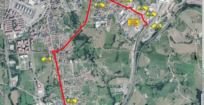 Las obras del nuevo enlace de Sierrapando afectarán desde el lunes al tráfico en la autovía A-67