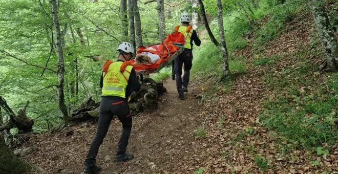 Se desfallece una senderista holandesa cuando hacía una ruta en Liébana