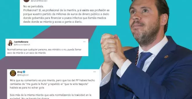 El PP trata de sacar tajada del último encontronazo entre Óscar Puente y Vito Quiles y el ministro no se corta: "La degeneración eres tú"