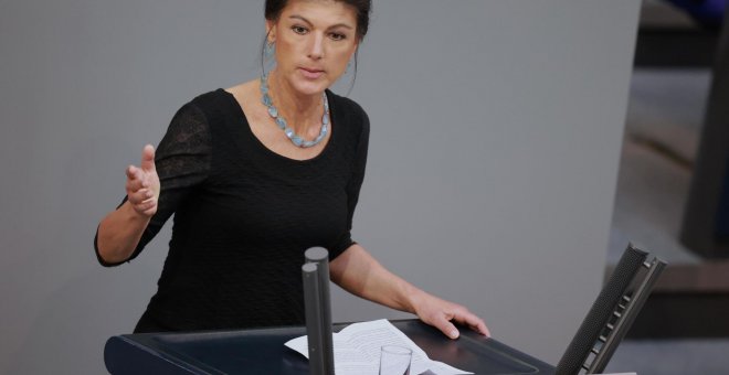 Sahra Wagenknecht, líder del alemán BSW: "Es incorrecto llamar nazis a quienes por desesperación votan a la ultraderecha"