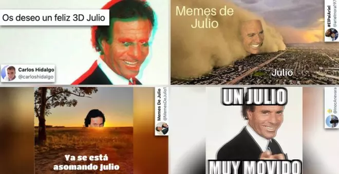 "Os deseo un feliz 3D Julio": los memes más tronchantes de Julio Iglesias para celebrar el mes de julio