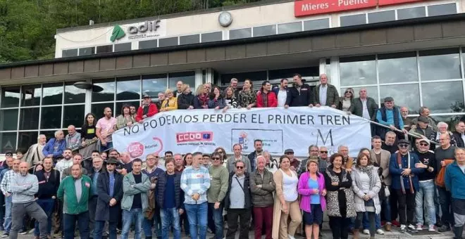 Los empresarios se unen contra la parada de AVE en Mieres y Lena