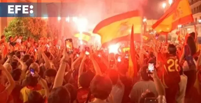 España celebra su cuarta Eurocopa