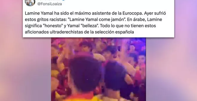 El "tufo fascistoide" en las celebraciones de la Eurocopa: gritos de "Lamine Yamal come jamón"