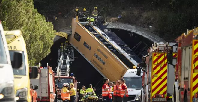 Los Mossos consideran muy probable que el conductor del autocar de Pineda se quedara dormido al volante