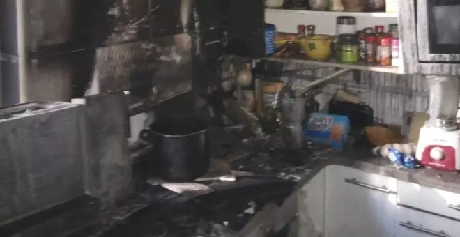 Sofocado un incendio en una cocina de una vivienda en la calle Bonifaz de Santander