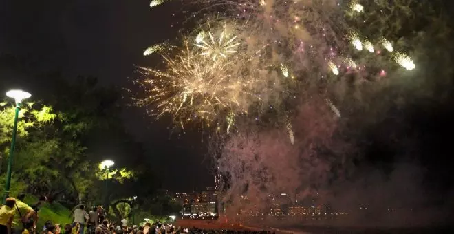 La Segunda del Sardinero acoge este miércoles los fuegos artificiales de la festividad de Santiago