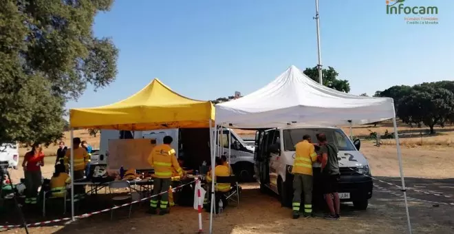 García-Page confía en que este jueves sea el "día definitivo" en el incendio de Argamasilla