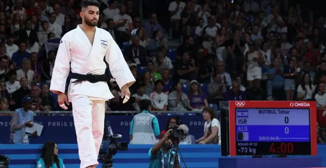 El judoca argelino Messaoud Dris se retira de los Juegos Olímpicos de París y evita competir contra un atleta israelí