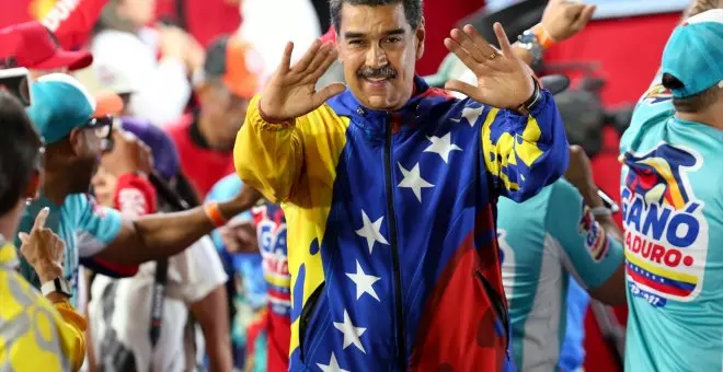 Maduro celebra "vencer al fascismo" tras volver a ser proclamado presidente