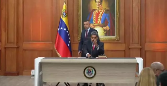 Maduro dice que entregará las actas electorales, pero solo al Tribunal Supremo de Venezuela