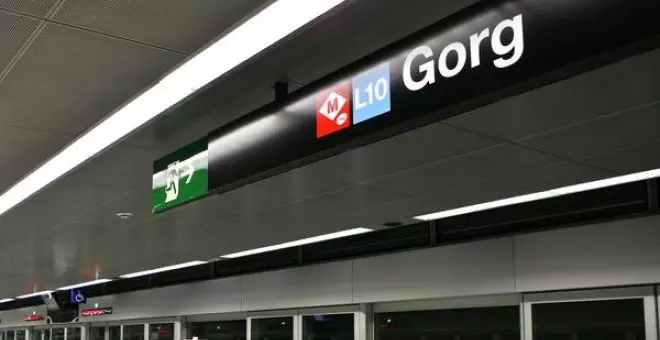 Comencen les obres a l'L10 nord de metro de Barcelona que tallaran el tram entre Gorg i La Salut fins a finals de mes