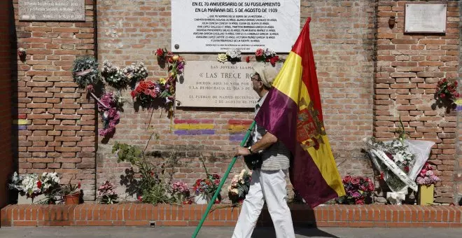 Colectivos antifascistas piden que el muro donde fusilaron a las Trece Rosas se conserve como Memorial