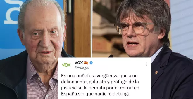 Vox tacha de "vergüenza" la huida de Puigdemont y le sale el tiro por la culata: "Tremenda rajada, muy acertada"