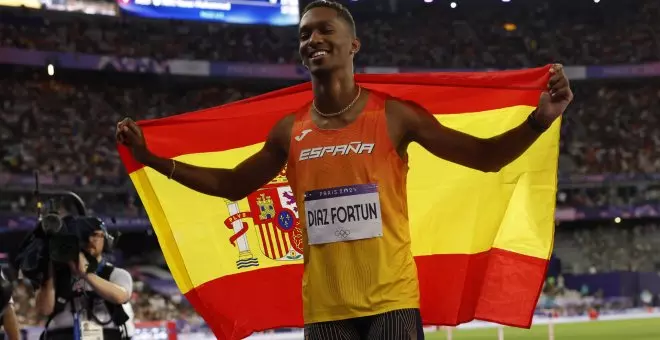 El español Jordan Díaz, oro olímpico de París 2024 en triple salto