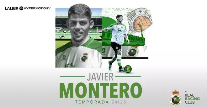 El defensa Javi Montero, octavo refuerzo del Racing para esta temporada