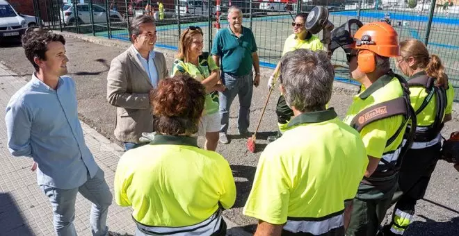 Ultimada la limpieza y saneamiento del carril bici que bordea el aeropuerto